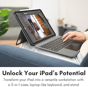 Amazon.com: Macally iPad Pro 13 Inch Case with Keyboard (M4, 2024